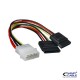 Nanocable Molex a SATA x2